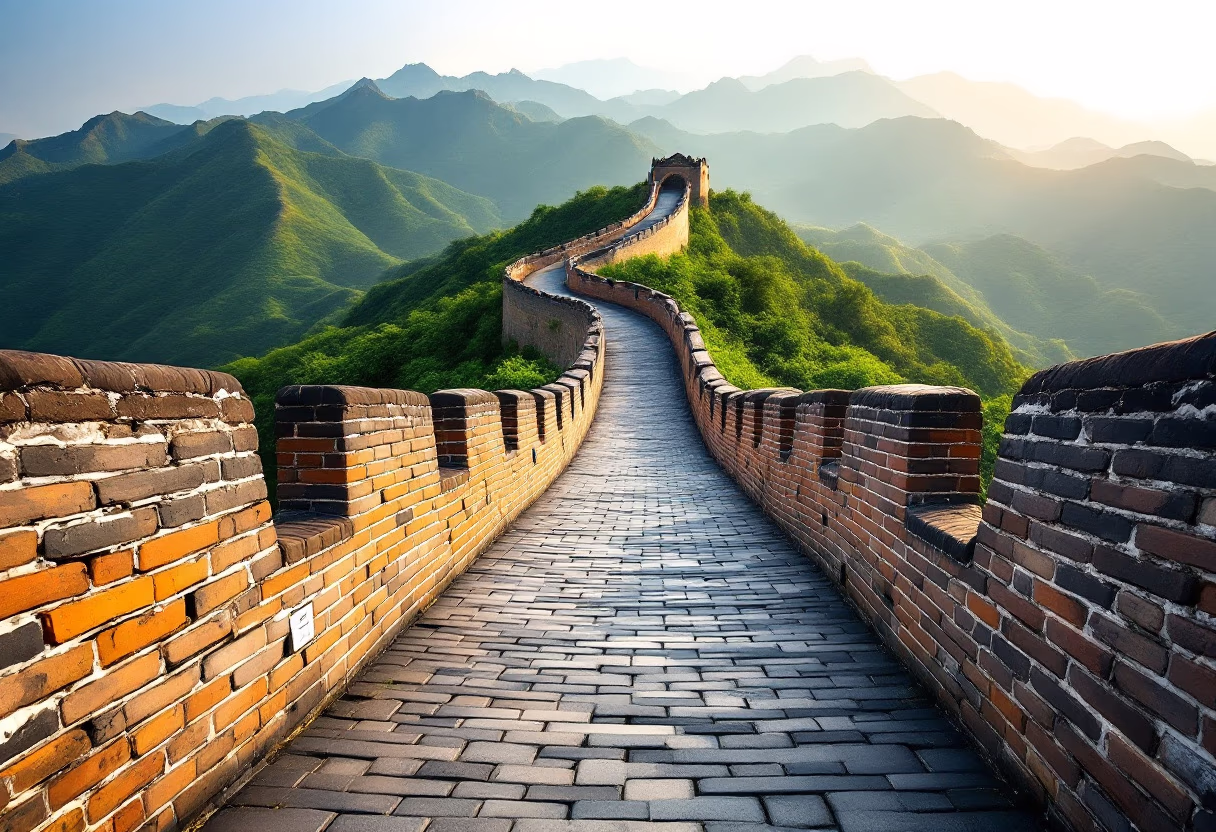 image of the great wall of china